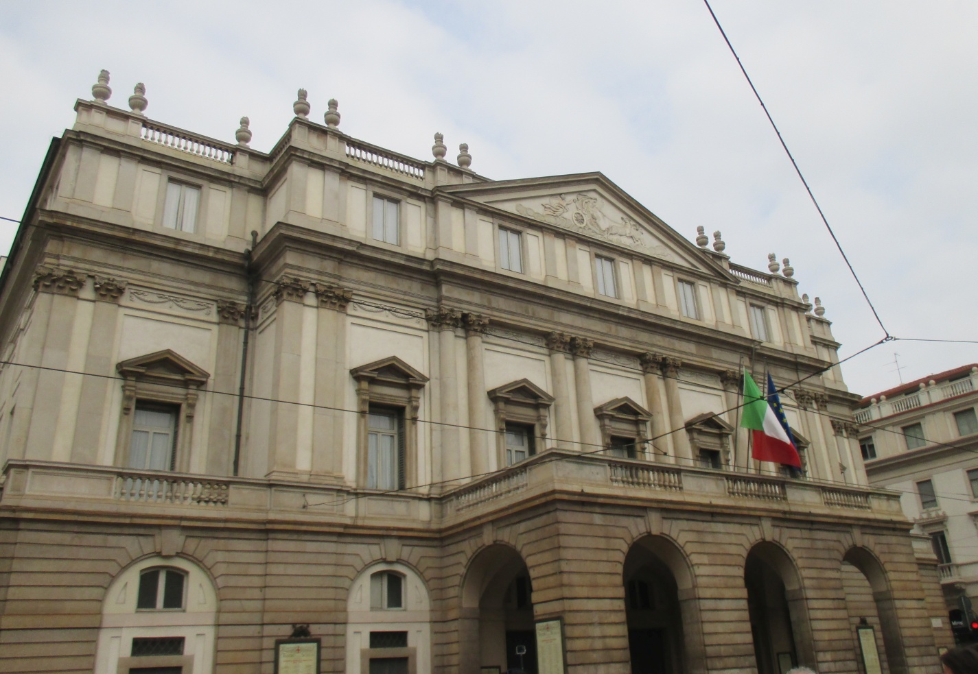 Budova milánské opery La Scala