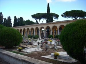 největší římský hřbitov Campo Verano