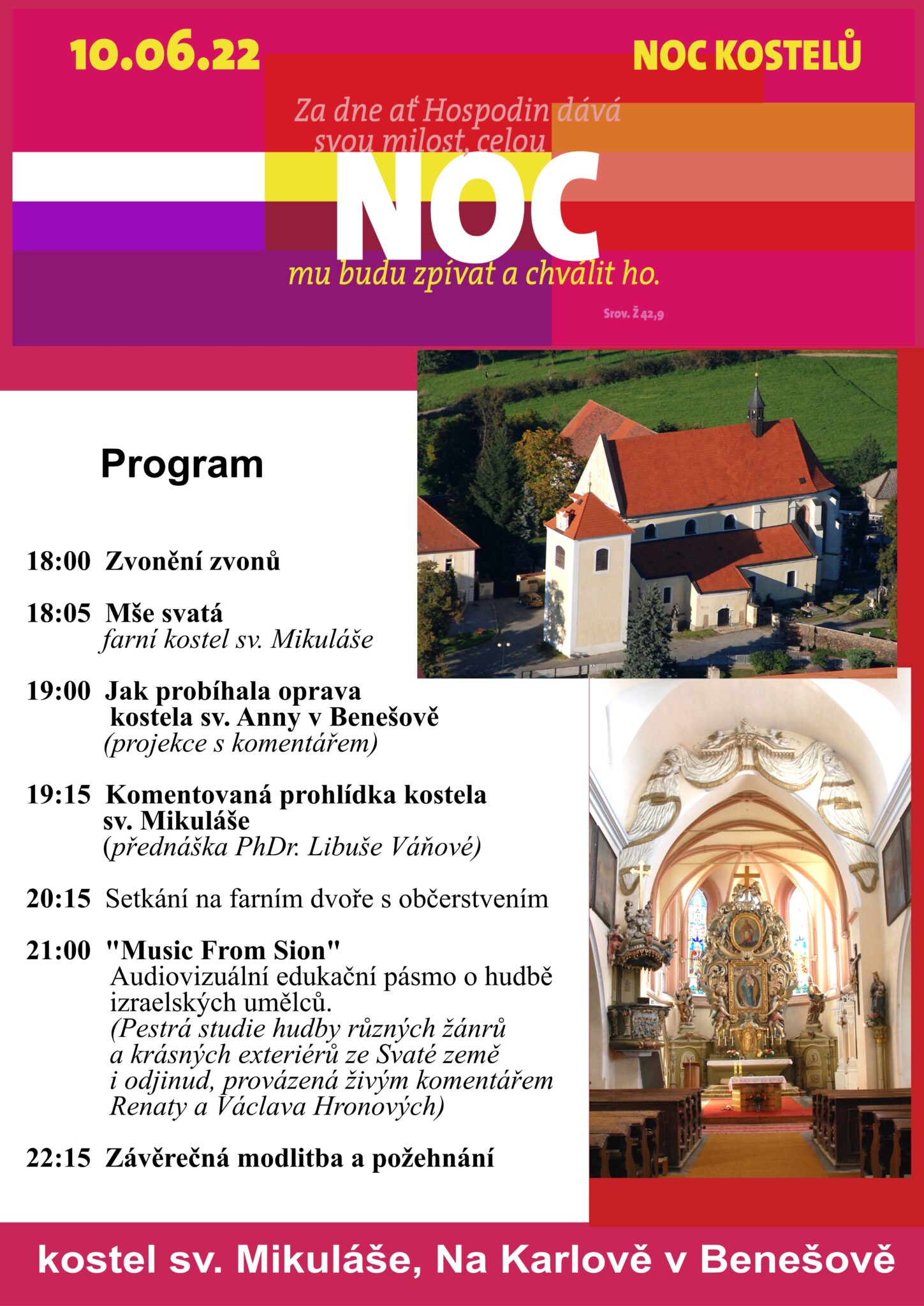 Noc kostelů 2022 @ kostel sv. Mikuláše | Benešov | Středočeský kraj | Česko